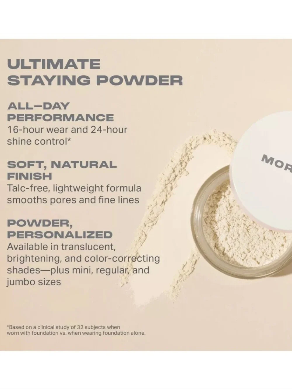 NIB-Morphe Bake & Set Soft Focus Setting Powder in Banana